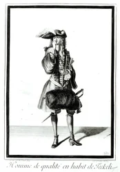 En adelsmann i Teckeli-kjole, 1694
